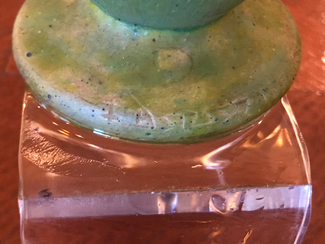 ドームナンシー（ドーム兄弟） リンドウの花の花瓶　アート作品