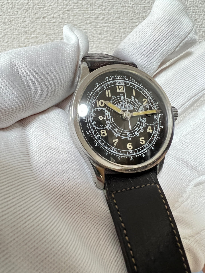 ヴィンテージ ミリタリークロノグラフ　アンジェラス　キャリバー210 CAL.210