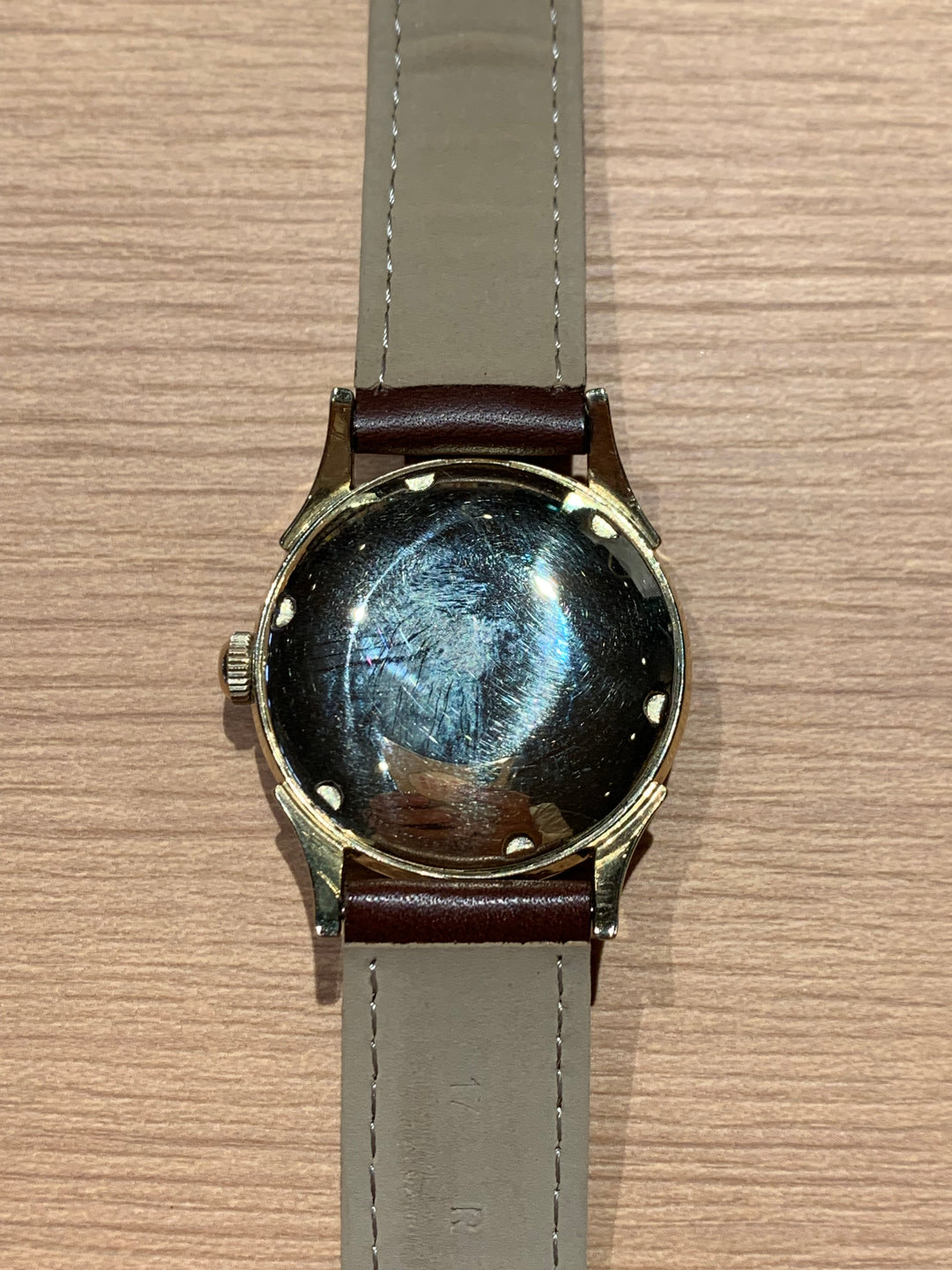 1957年製　10K　ロンジン  ツートンゼファーダイヤル 自動巻きヴィンテージ腕時計 19AS