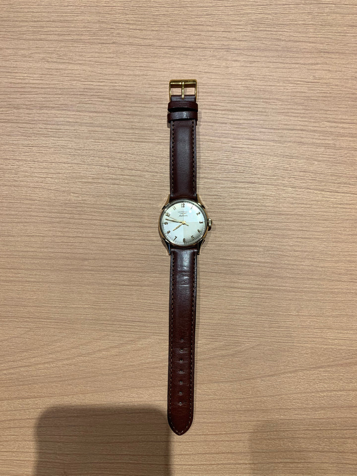 1957年製　10K　ロンジン  ツートンゼファーダイヤル 自動巻きヴィンテージ腕時計 19AS