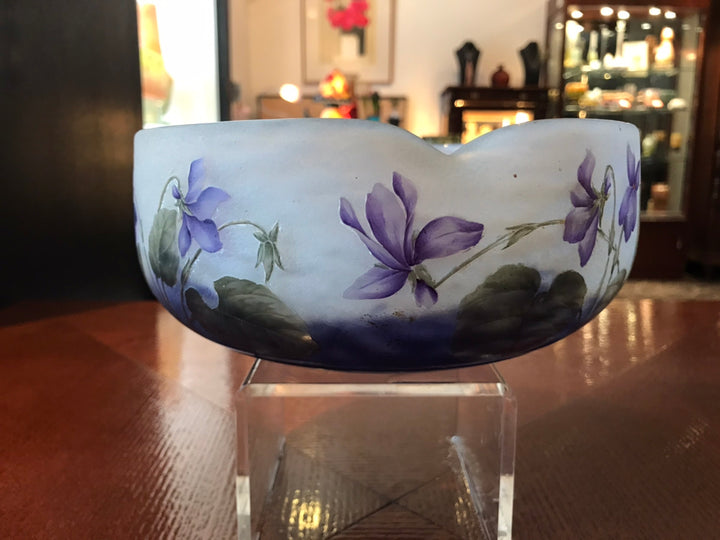 ドーム兄弟（ドームナンシー ）スミレの花の大型器