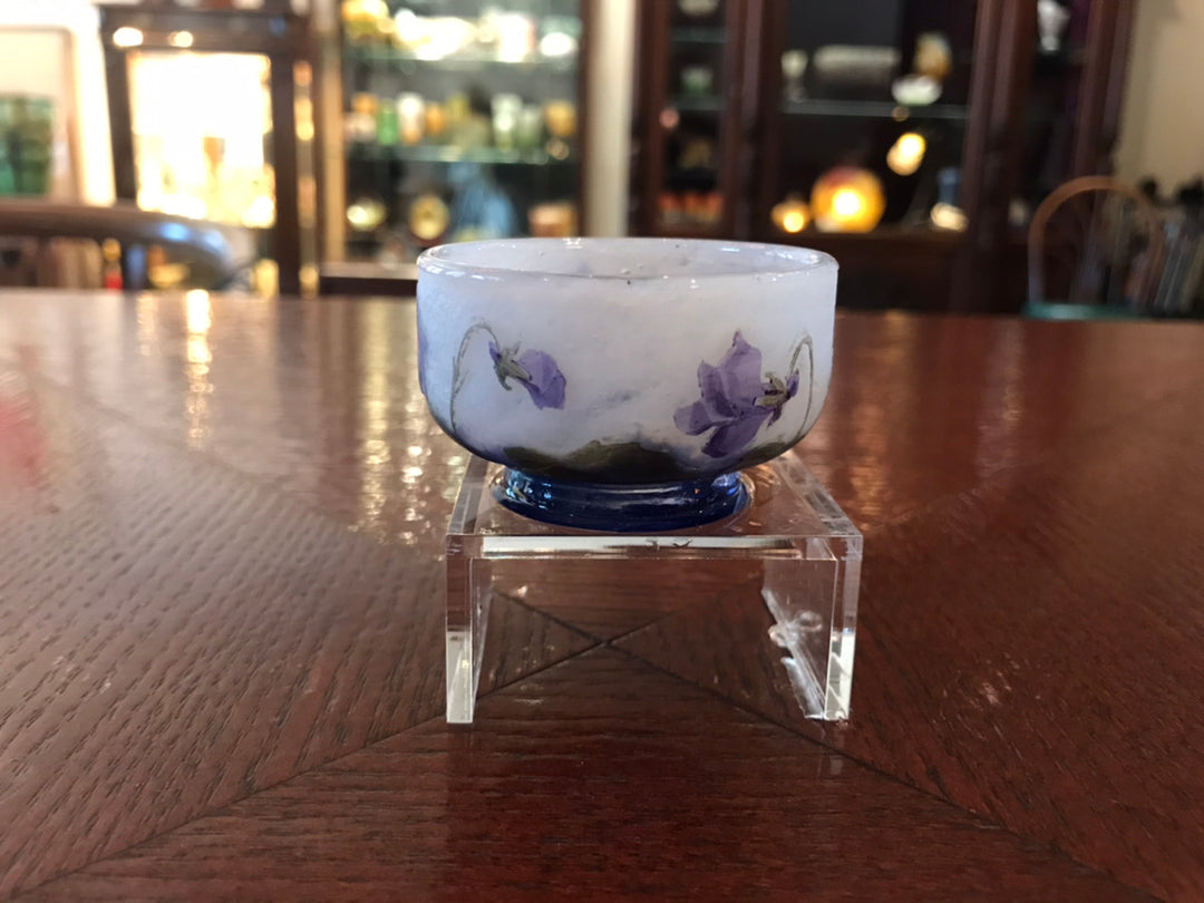 ドーム兄弟（ドームナンシー ）スミレの花のミニチュアール　杯