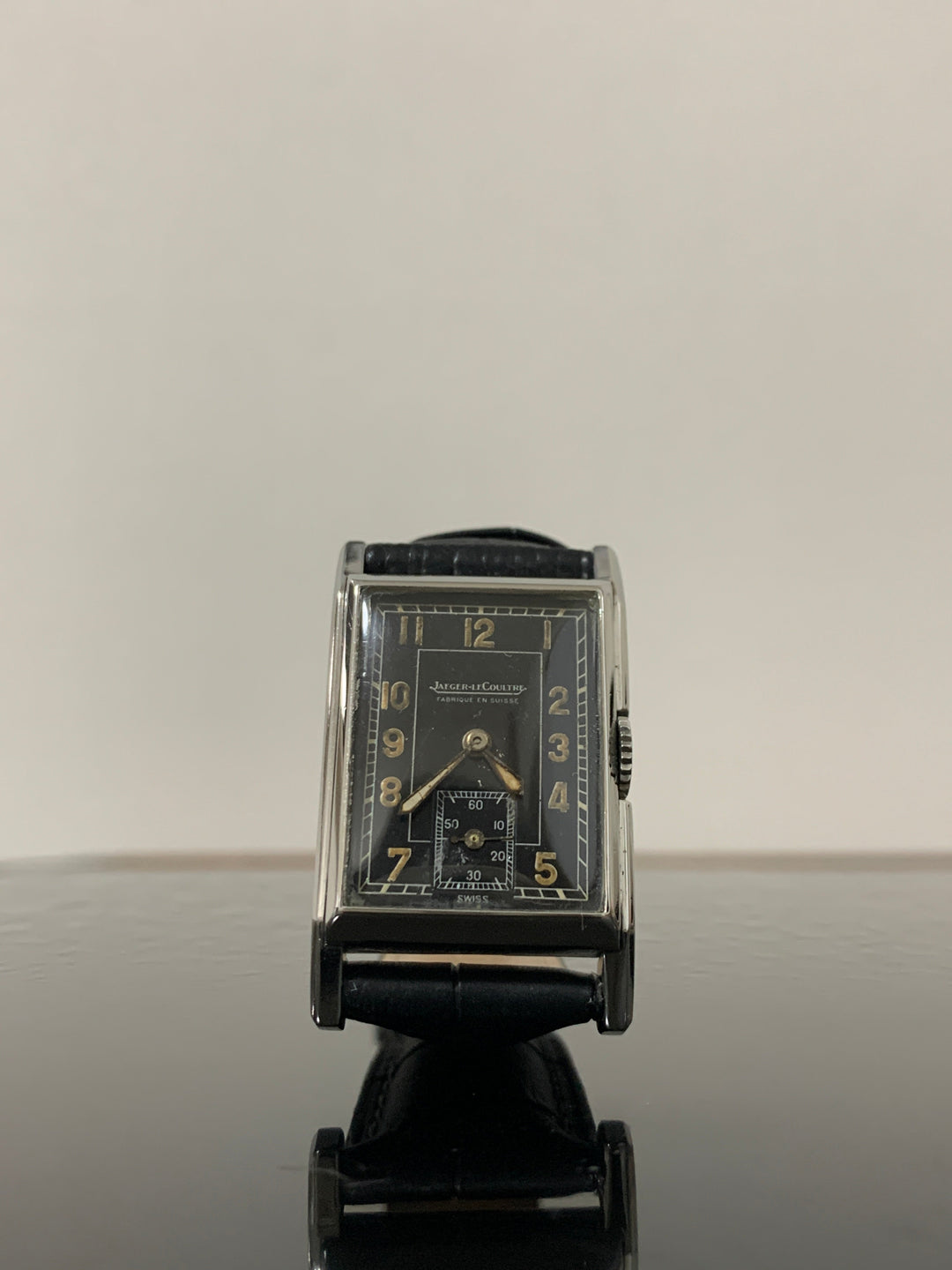 1943年製 ジャガールクルト　レクタンギュラー型 手巻きヴィンテージウォッチ