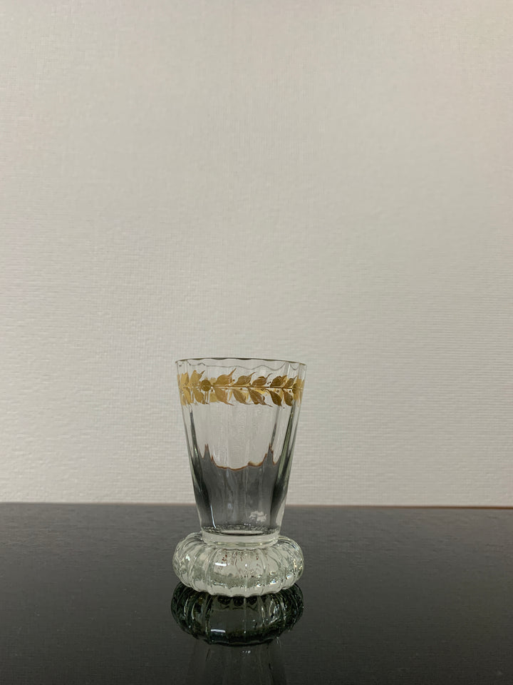 エミールガレ　初期作品　１８９４年製　エナメルリキュールグラス 1