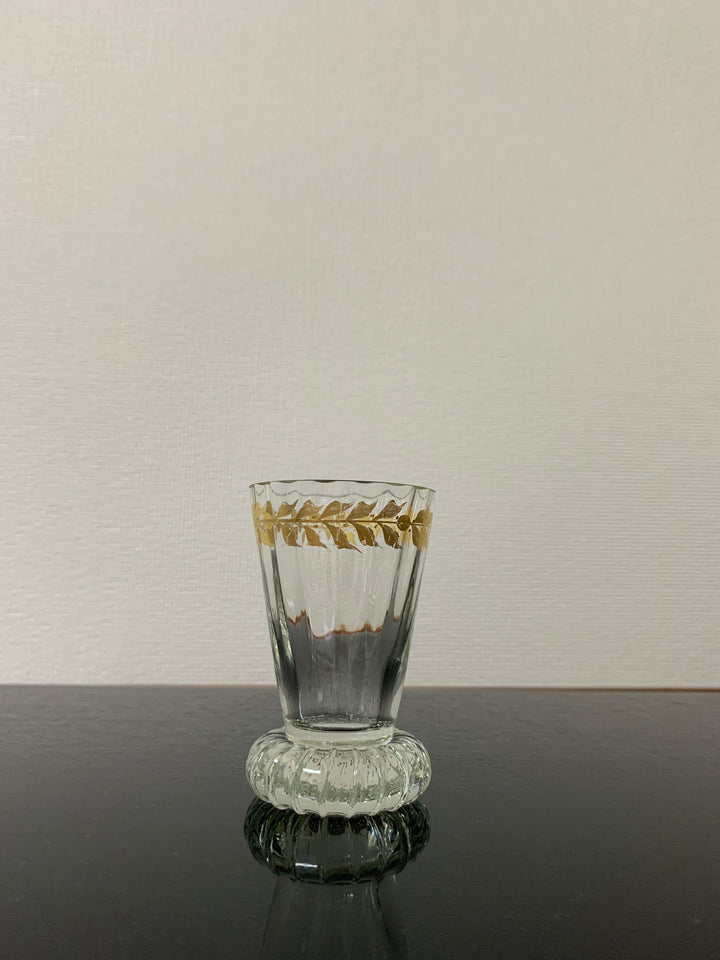 エミールガレ　初期作品　１８９４年製　エナメルリキュールグラス 1