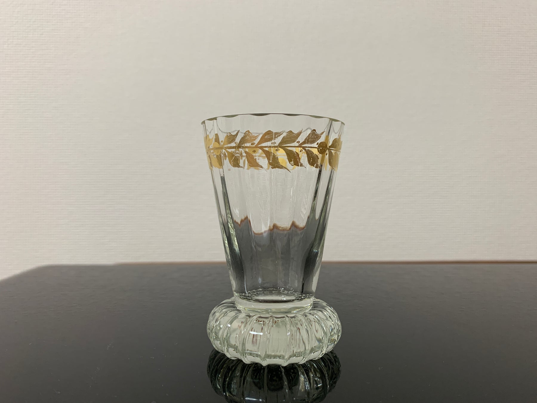 エミールガレ 初期作品 １８９４年製 エナメルリキュールグラス 1