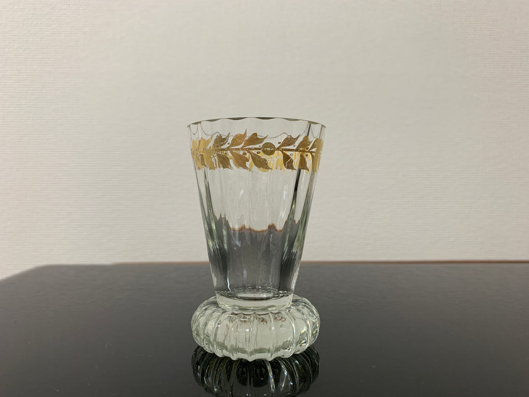 エミールガレ　初期作品　１８９４年製　エナメルリキュールグラス 1