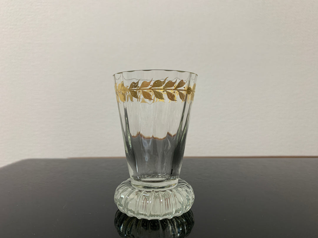 エミールガレ　初期作品　１８９４年製　エナメルリキュールグラス 1