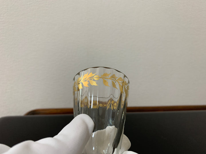 エミールガレ　初期作品　１８９４年製　エナメルリキュールグラス 1
