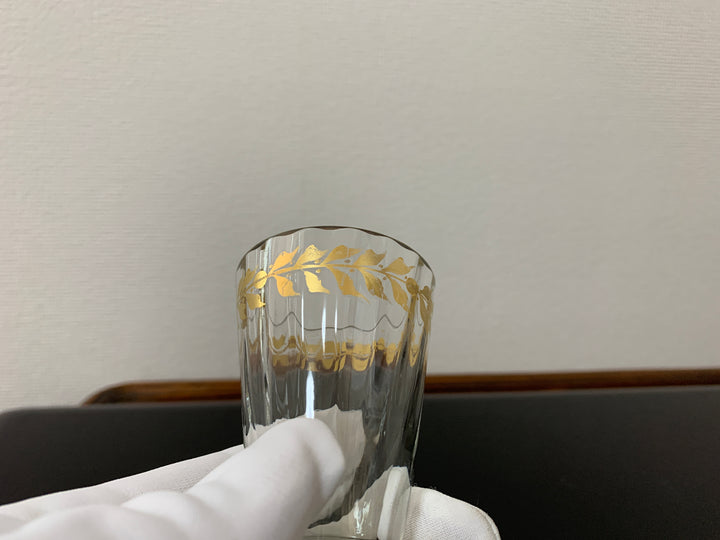 エミールガレ　初期作品　１８９４年製　エナメルリキュールグラス 1