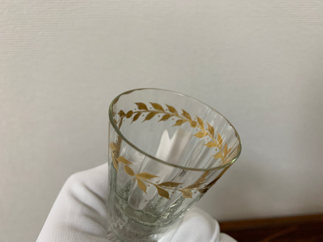 エミールガレ　初期作品　１８９４年製　エナメルリキュールグラス 2