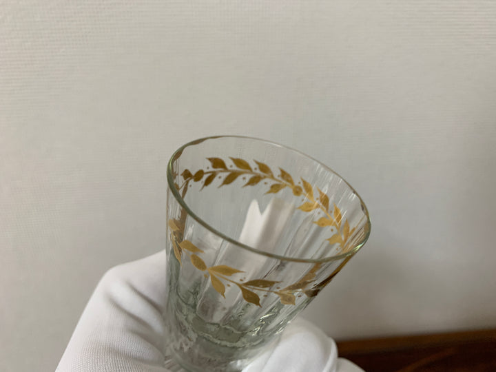 エミールガレ　初期作品　１８９４年製　エナメルリキュールグラス 2