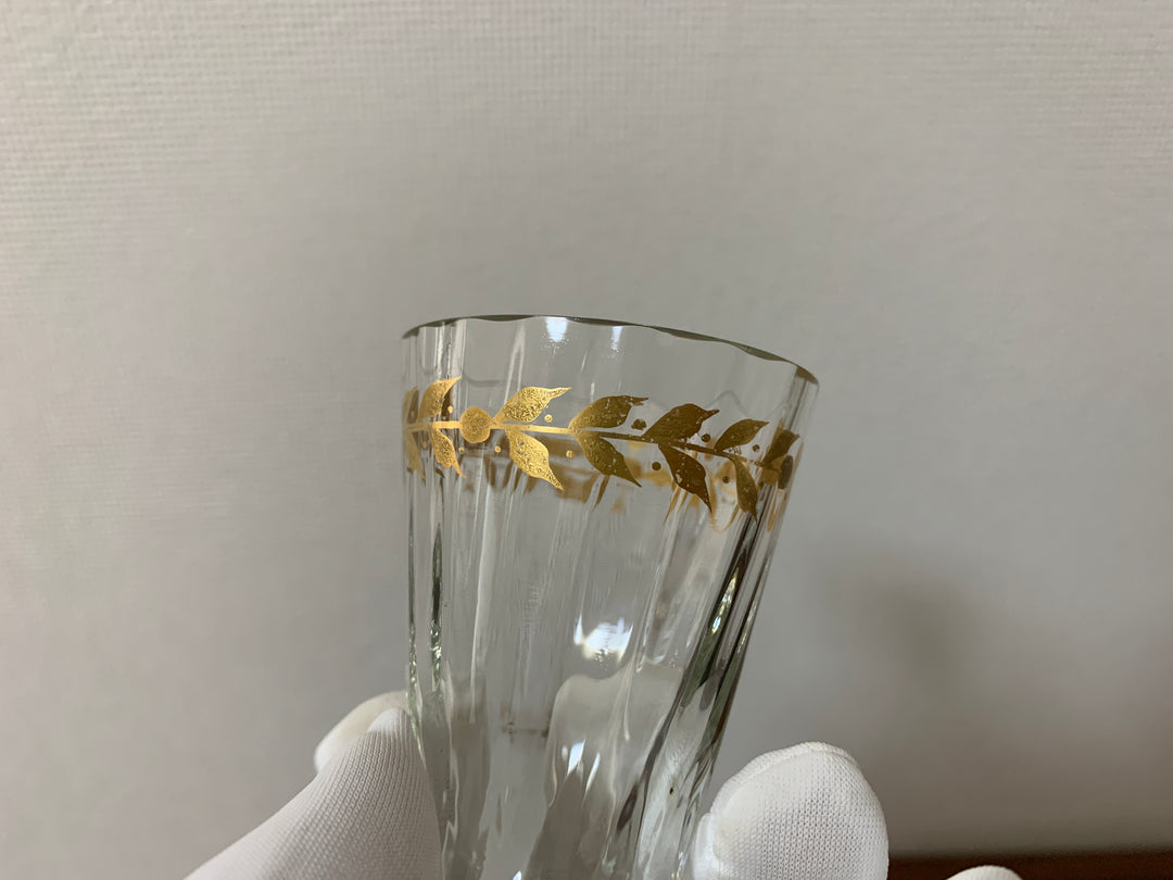 エミールガレ　初期作品　１８９４年製　エナメルリキュールグラス 2