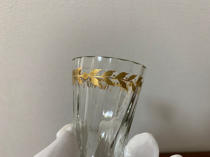エミールガレ　初期作品　１８９４年製　エナメルリキュールグラス 2