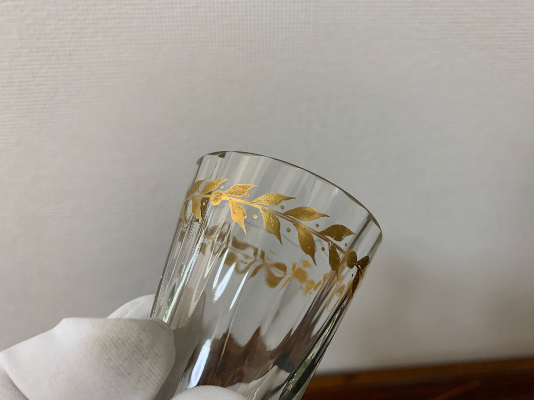 エミールガレ　初期作品　１８９４年製　エナメルリキュールグラス 2