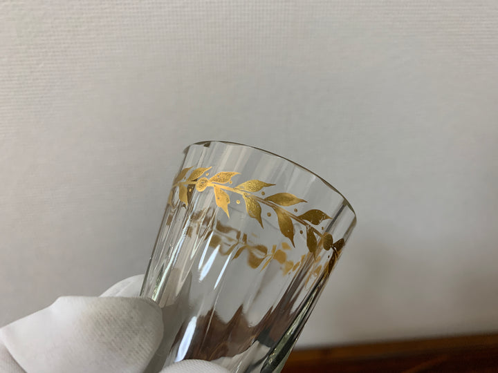 エミールガレ　初期作品　１８９４年製　エナメルリキュールグラス 2