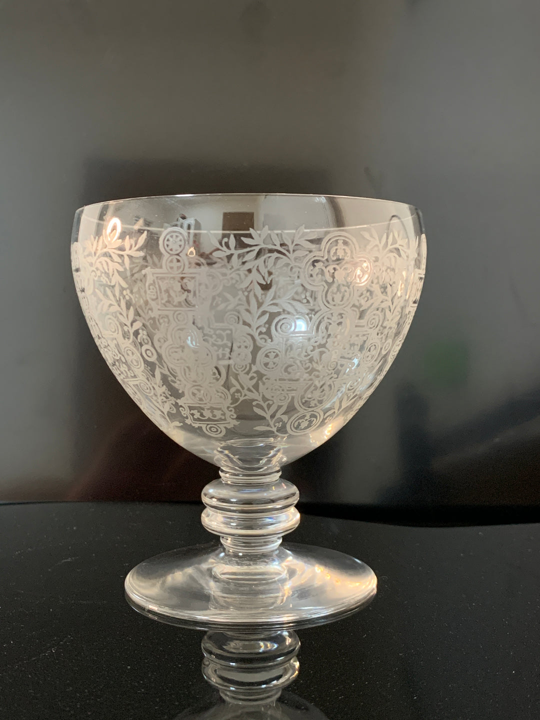 オールドバカラ　マリオン　大型クープ型コンポート