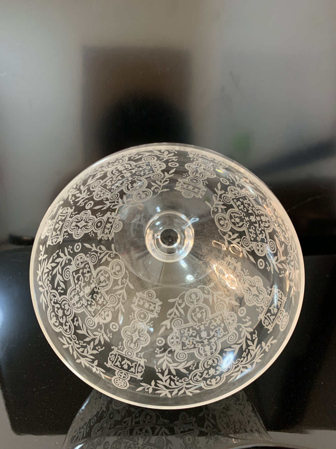 オールドバカラ　マリオン　大型クープ型コンポート