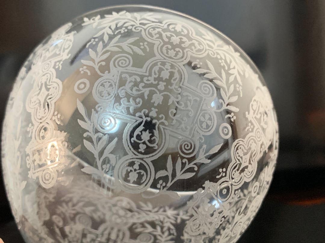 オールドバカラ　マリオン　大型クープ型コンポート