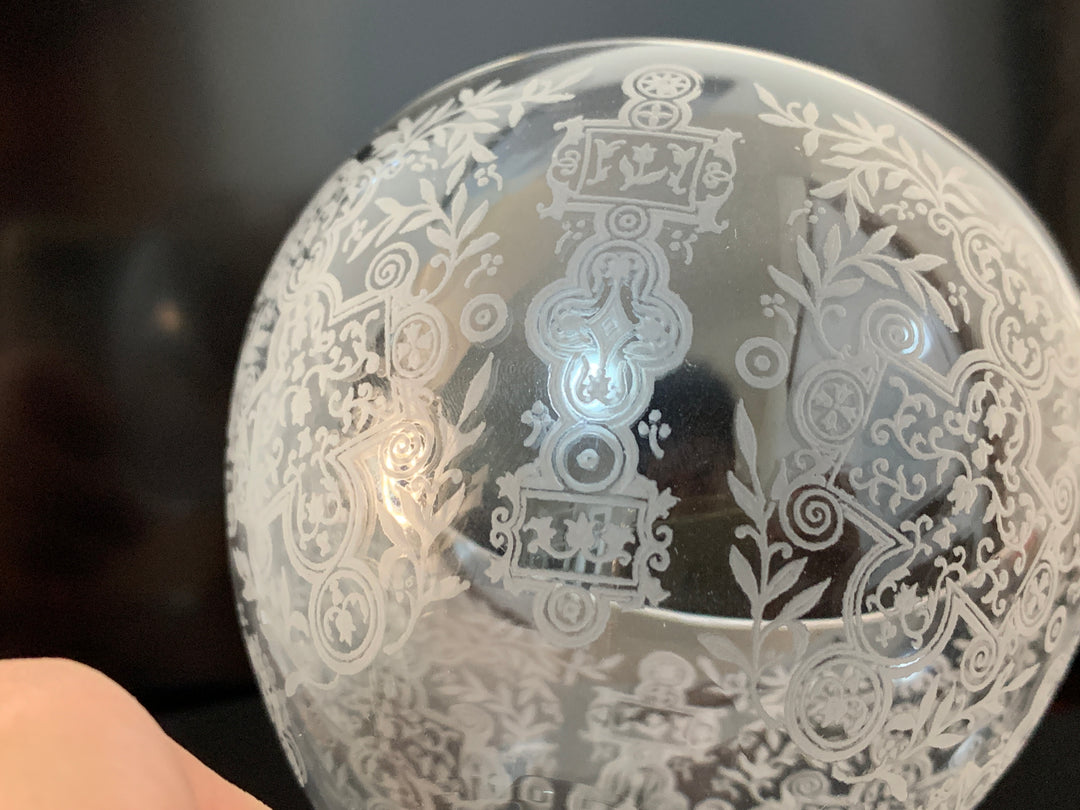 オールドバカラ　マリオン　大型クープ型コンポート