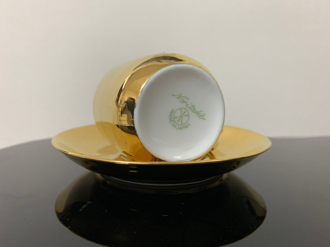 オールドノリタケのゴールドラスターのカップ＆ソーサー