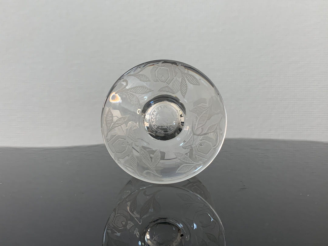 オールドバカラ　フォントネー『薔薇』極小のショットグラス