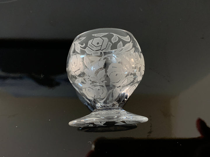 オールドバカラ　フォントネー『薔薇』極小のショットグラス