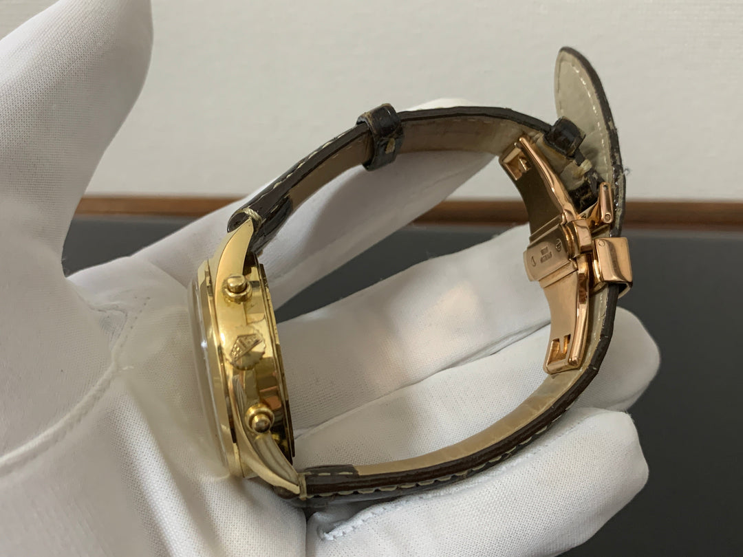 伝説のクロノグラフ ホイヤー ゴールデンアワー ムーンフェイズ Golden Hours Moon Phase Ref 721.208