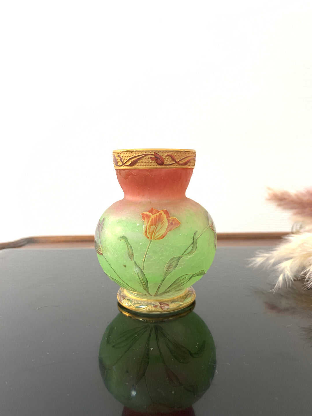 ドームナンシー （ドーム兄弟）チューリップの花のコロン型花瓶