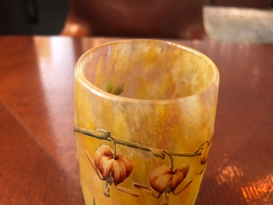 ドーム兄弟（ドームナンシー ）フクシアの花のタンブラー型花瓶