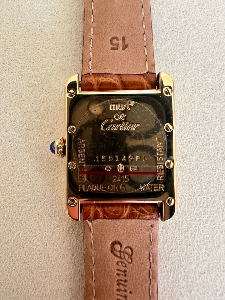 マスト ドゥ カルティエ タンク レディースヴィンテージウォッチ