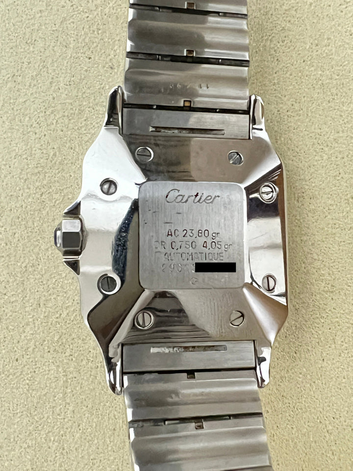 国際保証書（有）カルティエ　サントスガルべLMサイズ　ステンレス x ゴールドコンビ自動巻モデルRef：2961