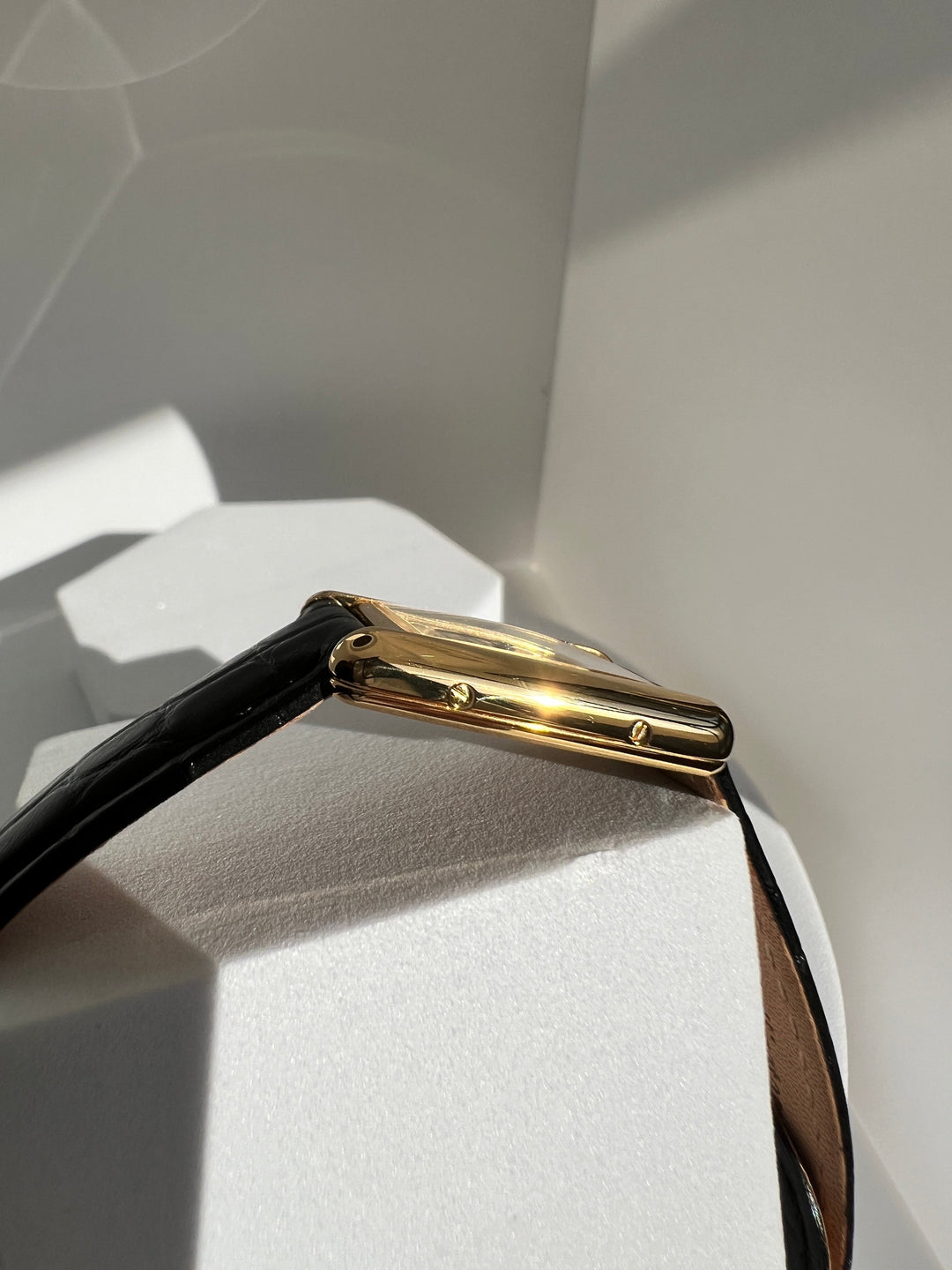 廃盤マスト ドゥ カルティエ タンク　レディースヴィンテージウォッチ ブレゲ数字 SMサイズ 純銀に18Kヴェルメイユ