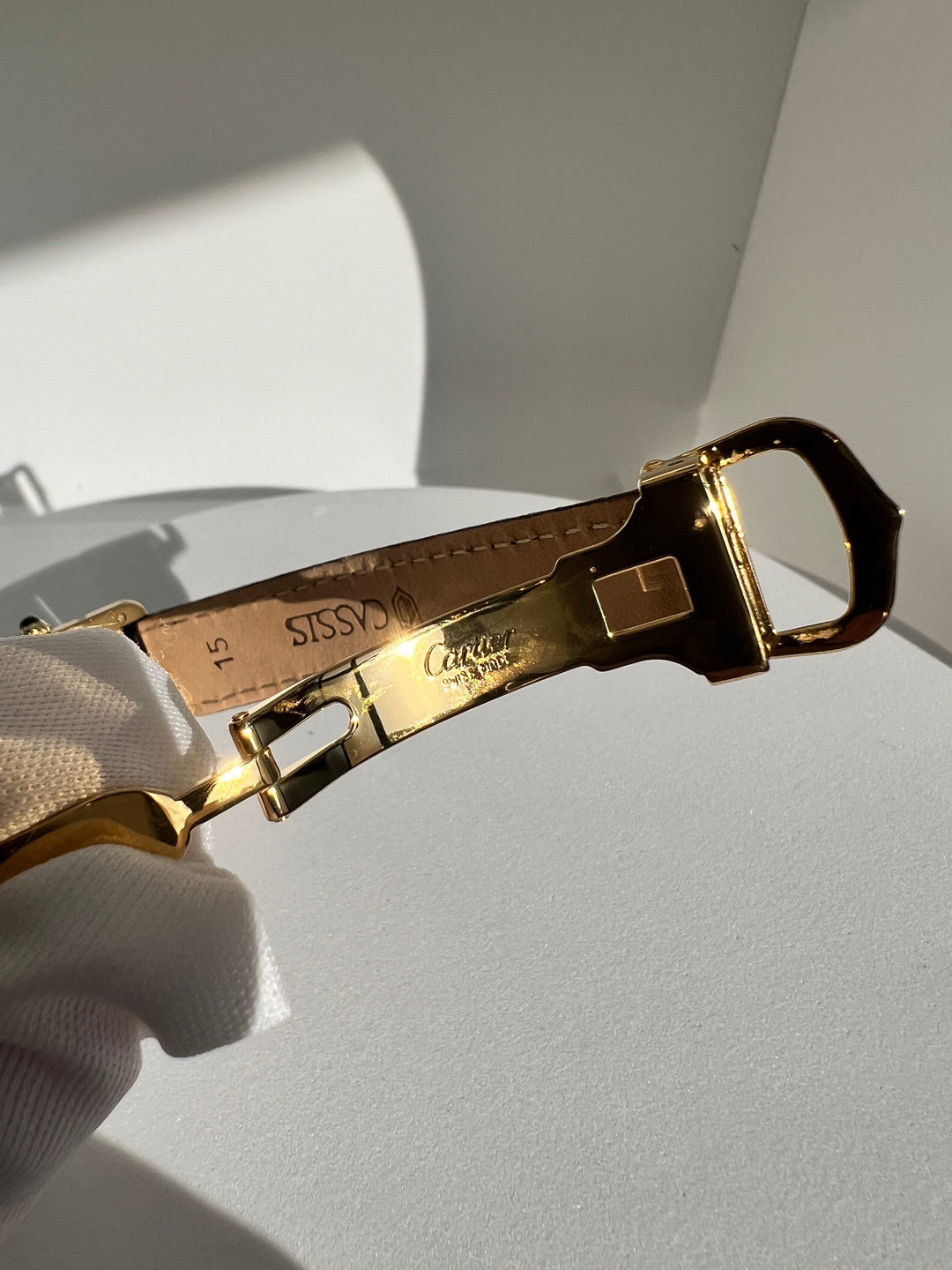 廃盤マスト ドゥ カルティエ タンク　レディースヴィンテージウォッチ ブレゲ数字 SMサイズ 純銀に18Kヴェルメイユ