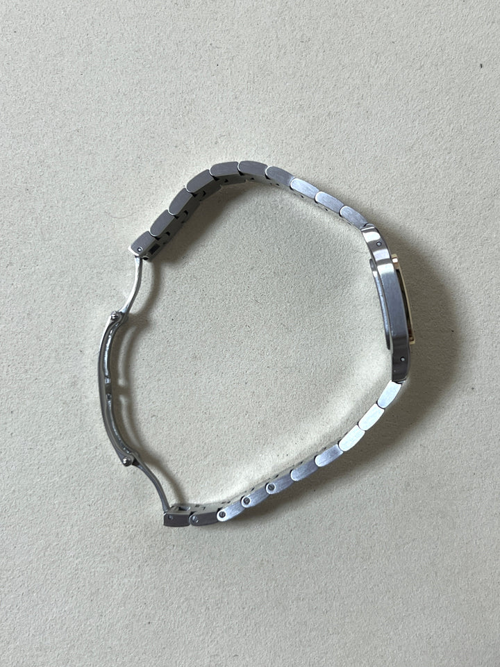 カルティエ　サントスガルべSMサイズ　コンビ クオーツ　レディースウォッチ（ボックス付き）