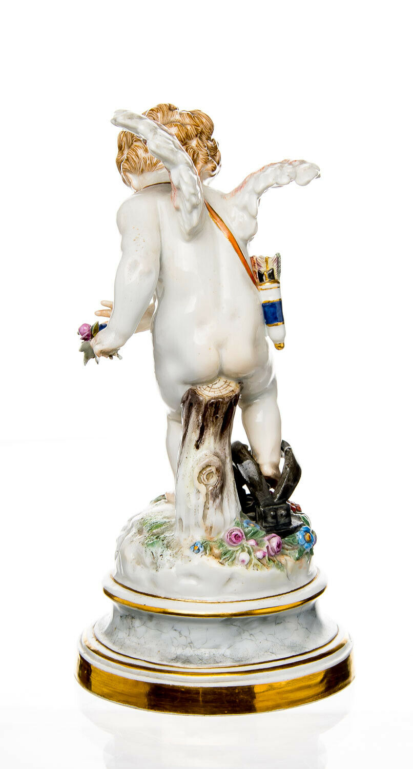 マイセン人形　Lシリーズ　わなに掛かった天使（1880年ころ）型番号L120