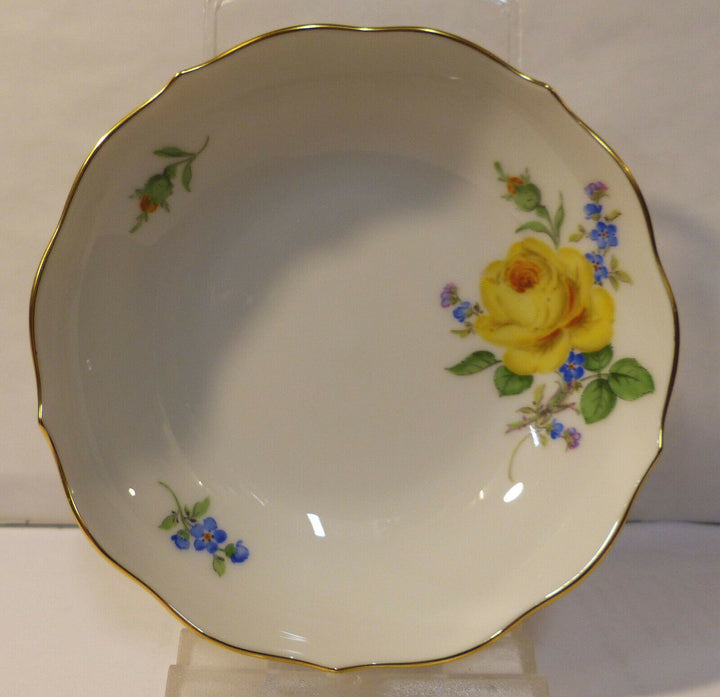 マイセン(Meissen) カップ＆ソーサーセット イエローローズ・勿忘草 1