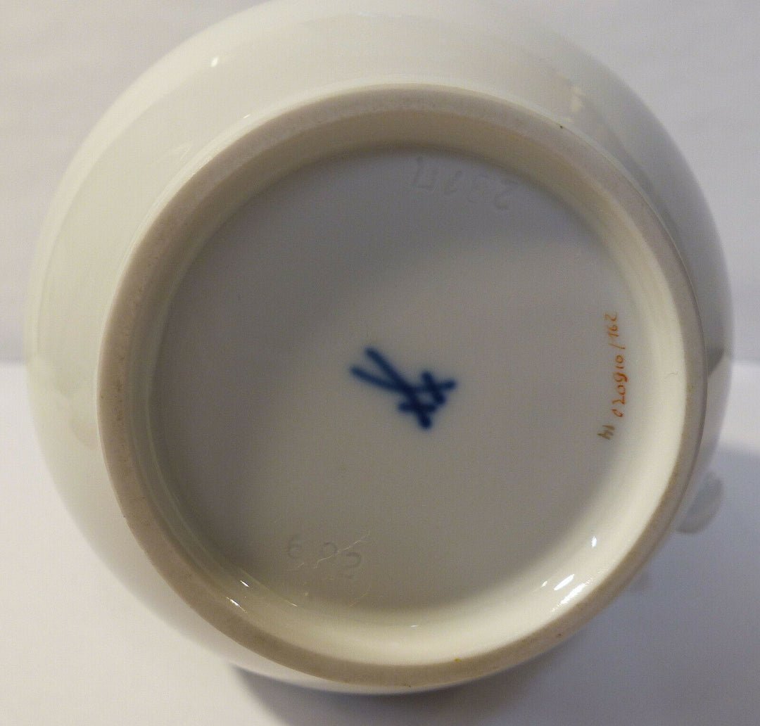 マイセン(Meissen)　モカポット　イエローローズ・勿忘草　1級品