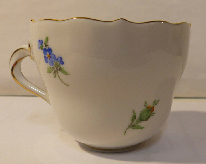 マイセン(Meissen)　カップ＆ソーサーセット　イエローローズ・勿忘草　1級品