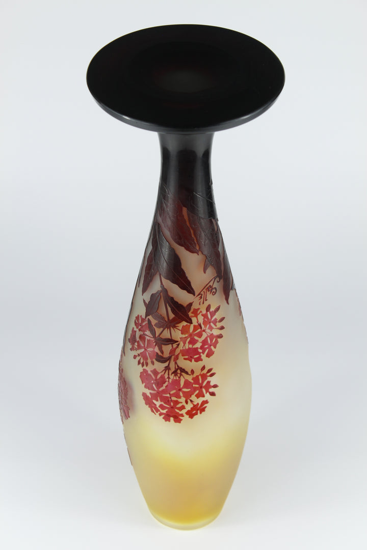 エミールガレ　ペンタスの花の大型花瓶
