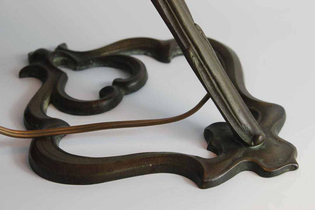 エミールガレ マグノリアの花のテーブルランプ アールヌーボー