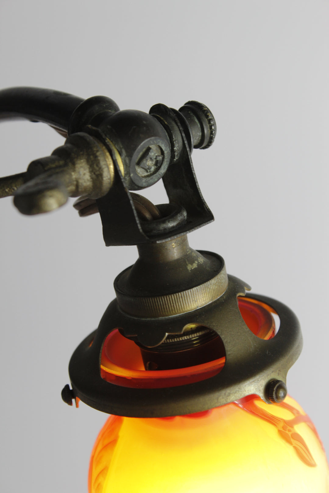 エミールガレ マグノリアの花のテーブルランプ アールヌーボー