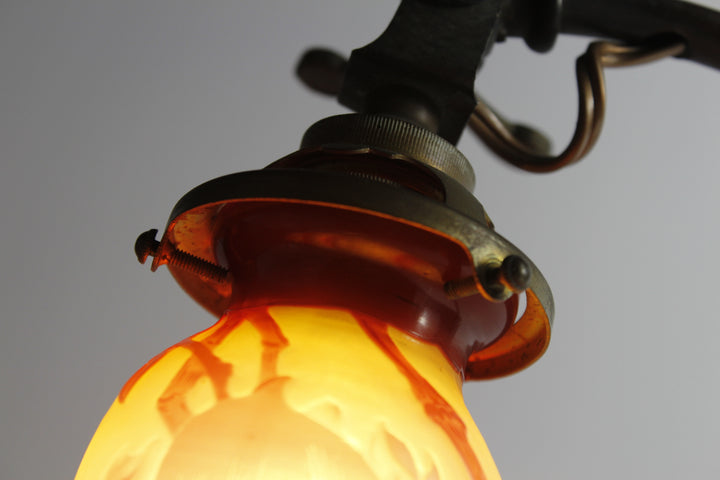 エミールガレ マグノリアの花のテーブルランプ アールヌーボー