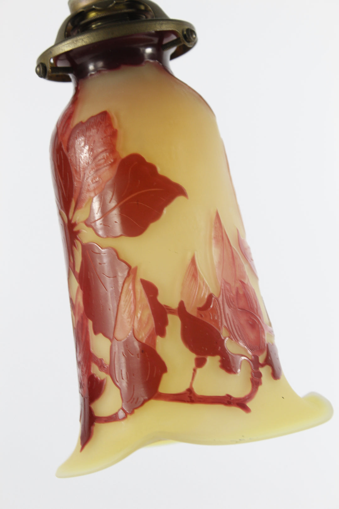 エミールガレ マグノリアの花のテーブルランプ アールヌーボー