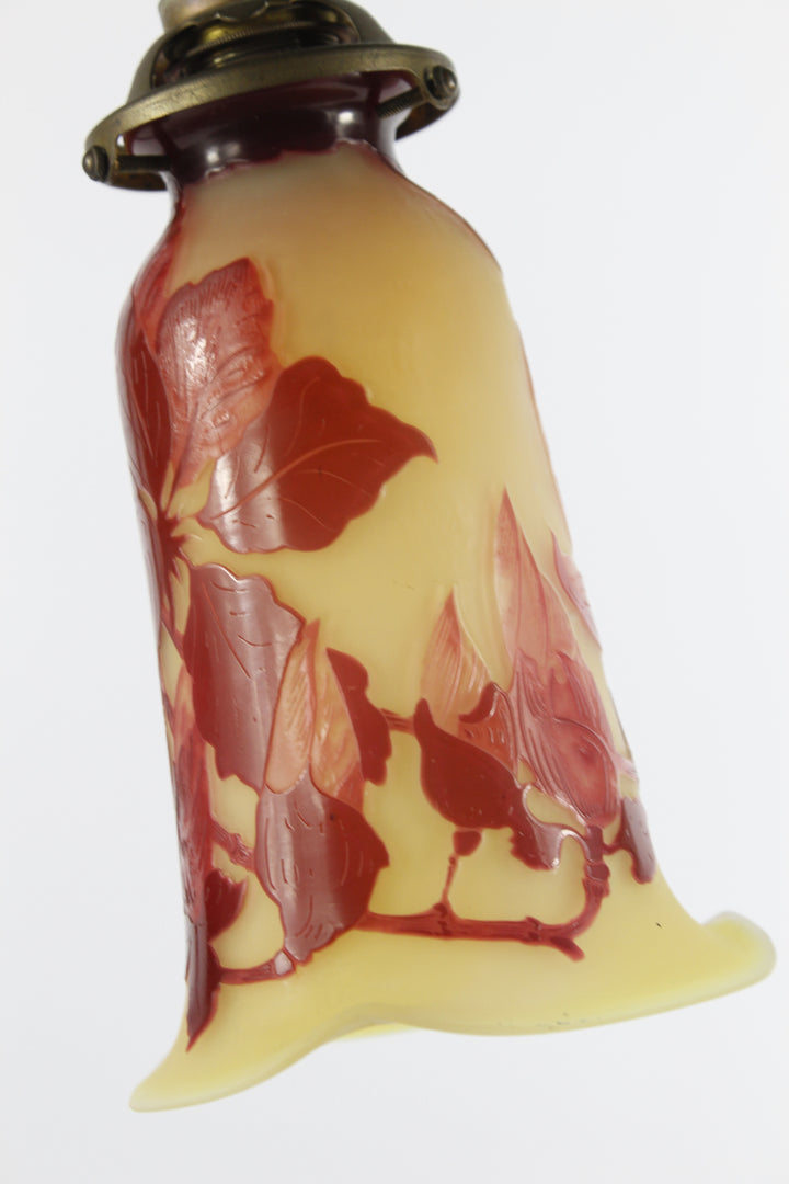 エミールガレ マグノリアの花のテーブルランプ アールヌーボー