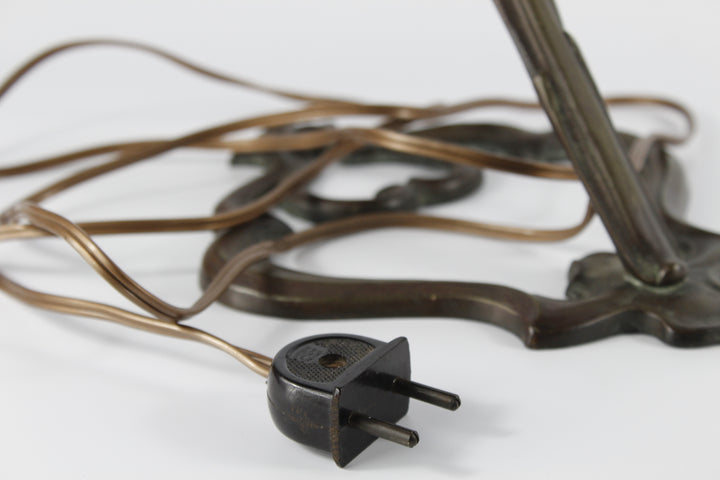 エミールガレ マグノリアの花のテーブルランプ アールヌーボー