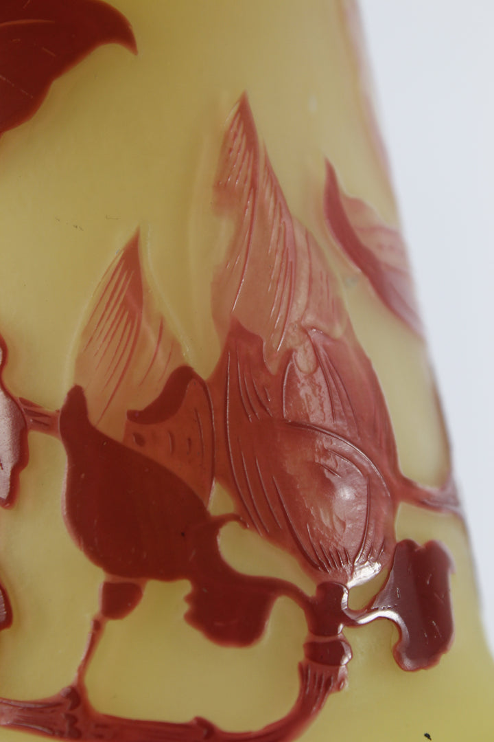 エミールガレ マグノリアの花のテーブルランプ アールヌーボー