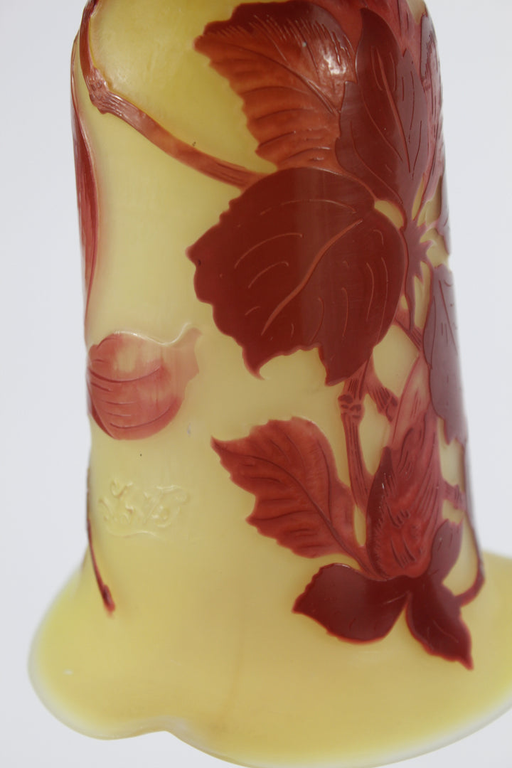 エミールガレ マグノリアの花のテーブルランプ アールヌーボー