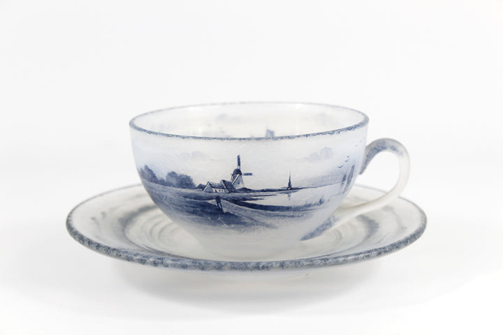 ドーム兄弟（ドームナンシー）オランダの風景が描かれたカップ＆ソーサー