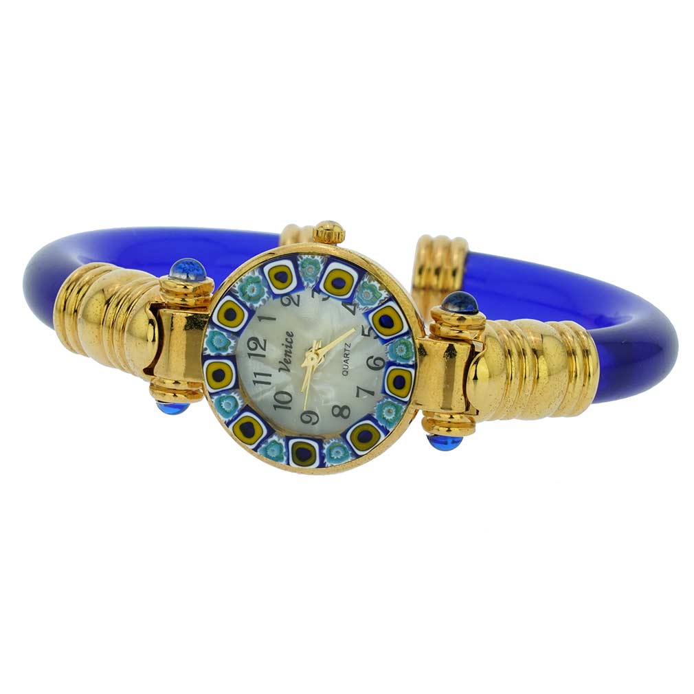 MuranoMillefioriBangleWatch-